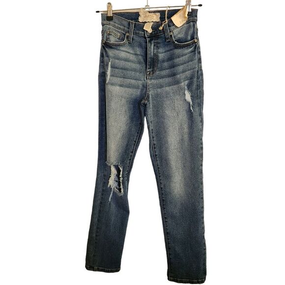 Altar'd State Sally Distressed Slim Jeans Size 26/3 Juniors - Picture 1 of 10